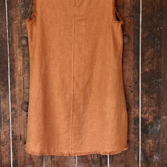 COLINE (French Brand) | Shift Dress Rust color - Picture 6 of 10
